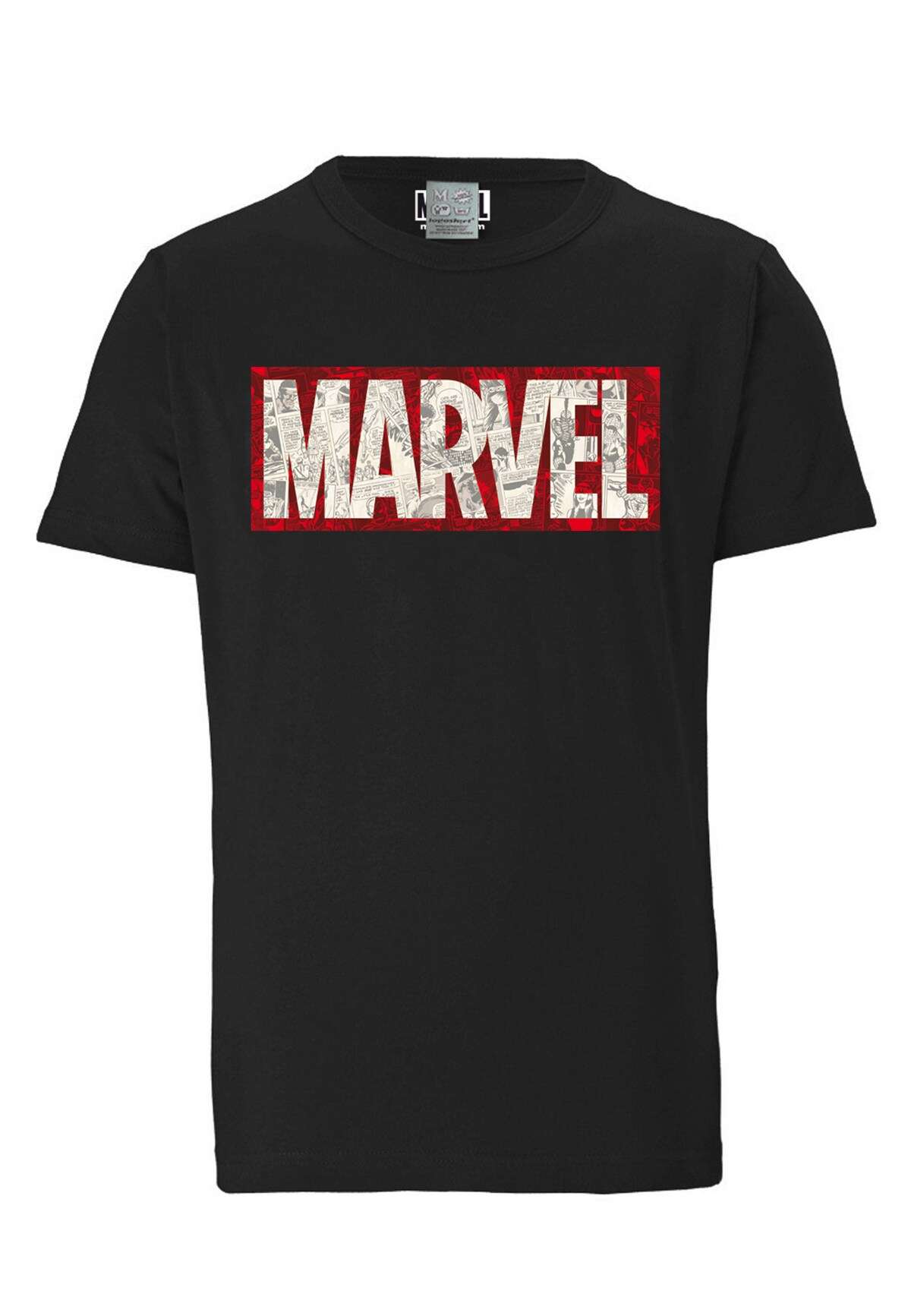 Футболка Marvel Comic Block Logo