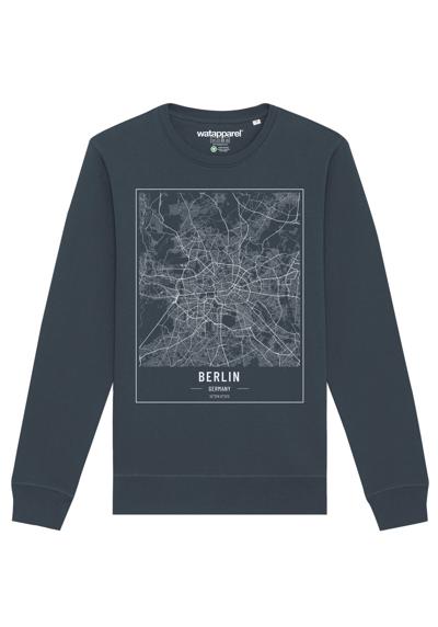 Свитшот City maps Berlin Landkarte