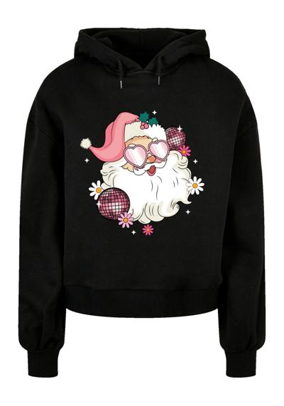 Свитшот Retro Disco Santa Christmas Bling