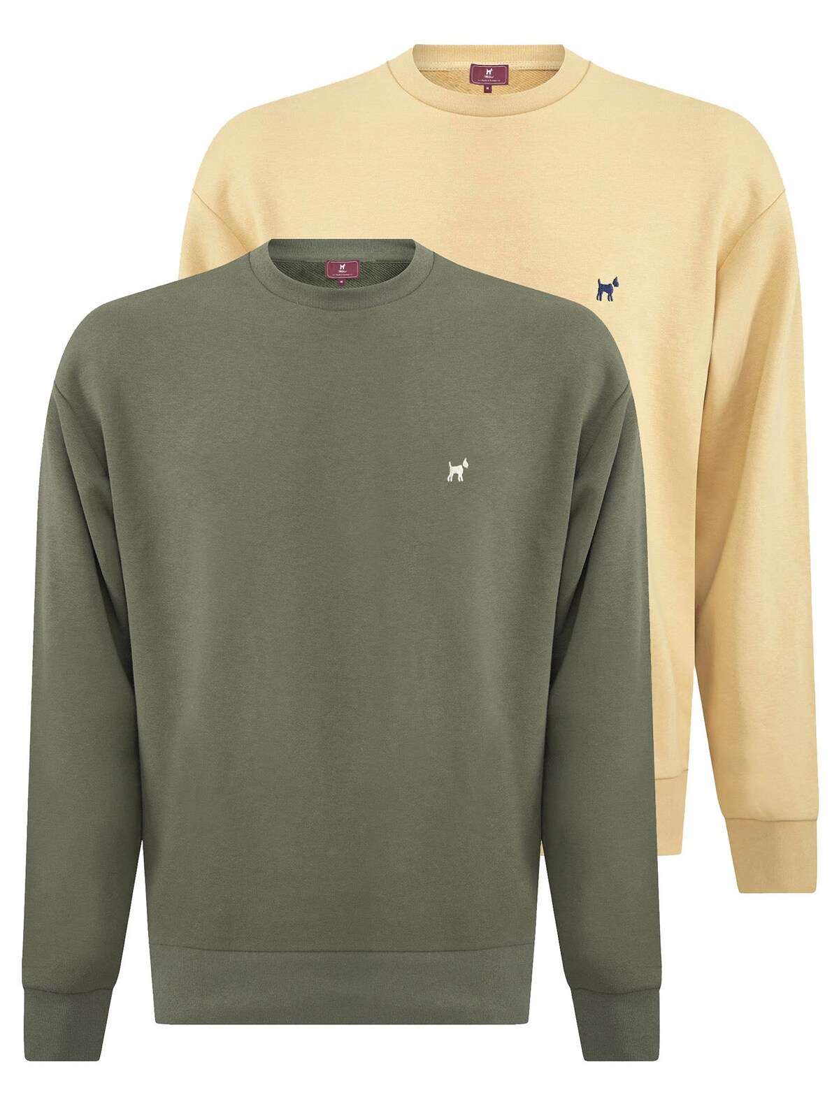 2 Pack halb ubergro?e Sweatshirt