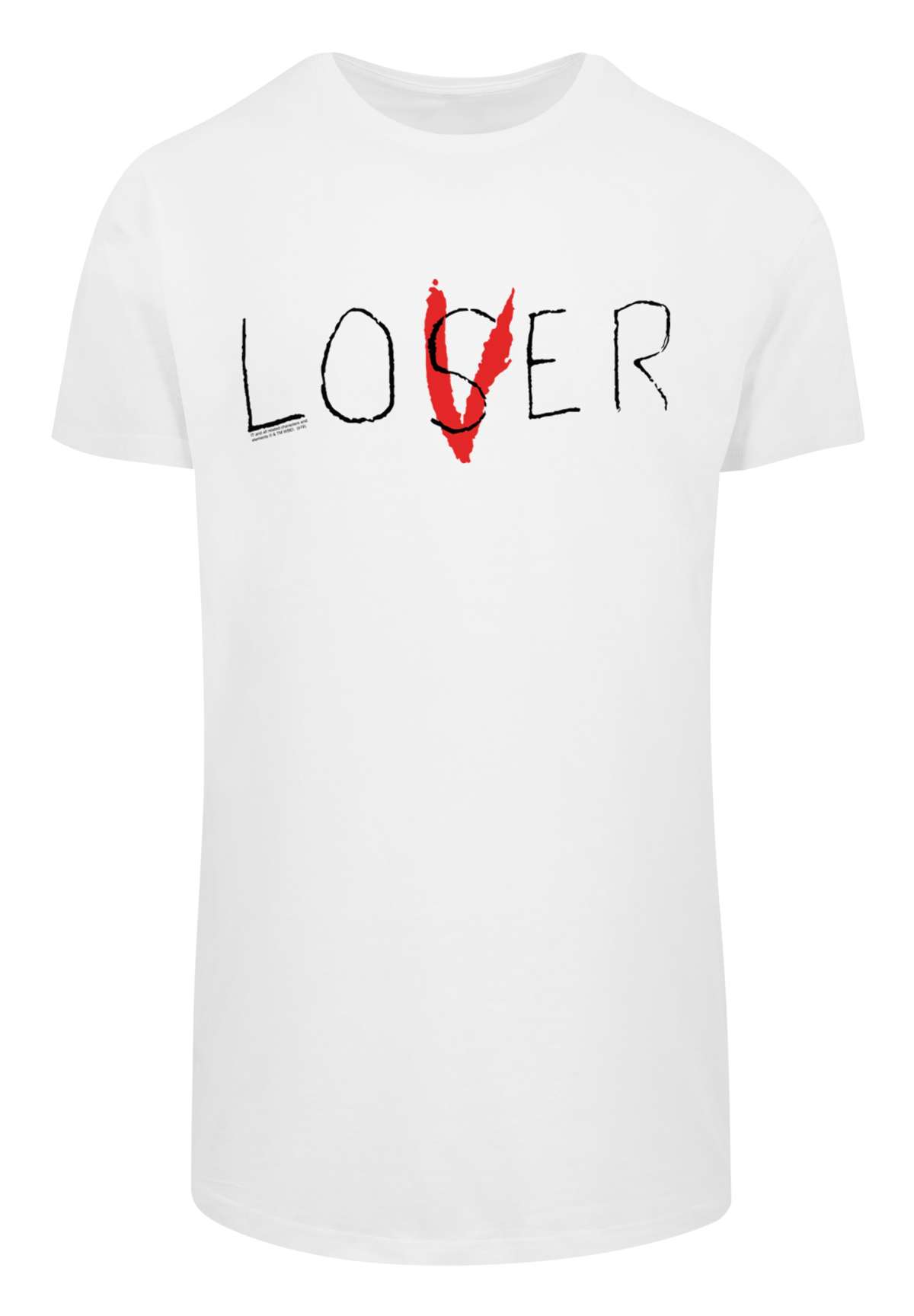 Рубашка с коротким рукавом Herren IT Loser Lover and IT 2017 with Shaped Long Tee