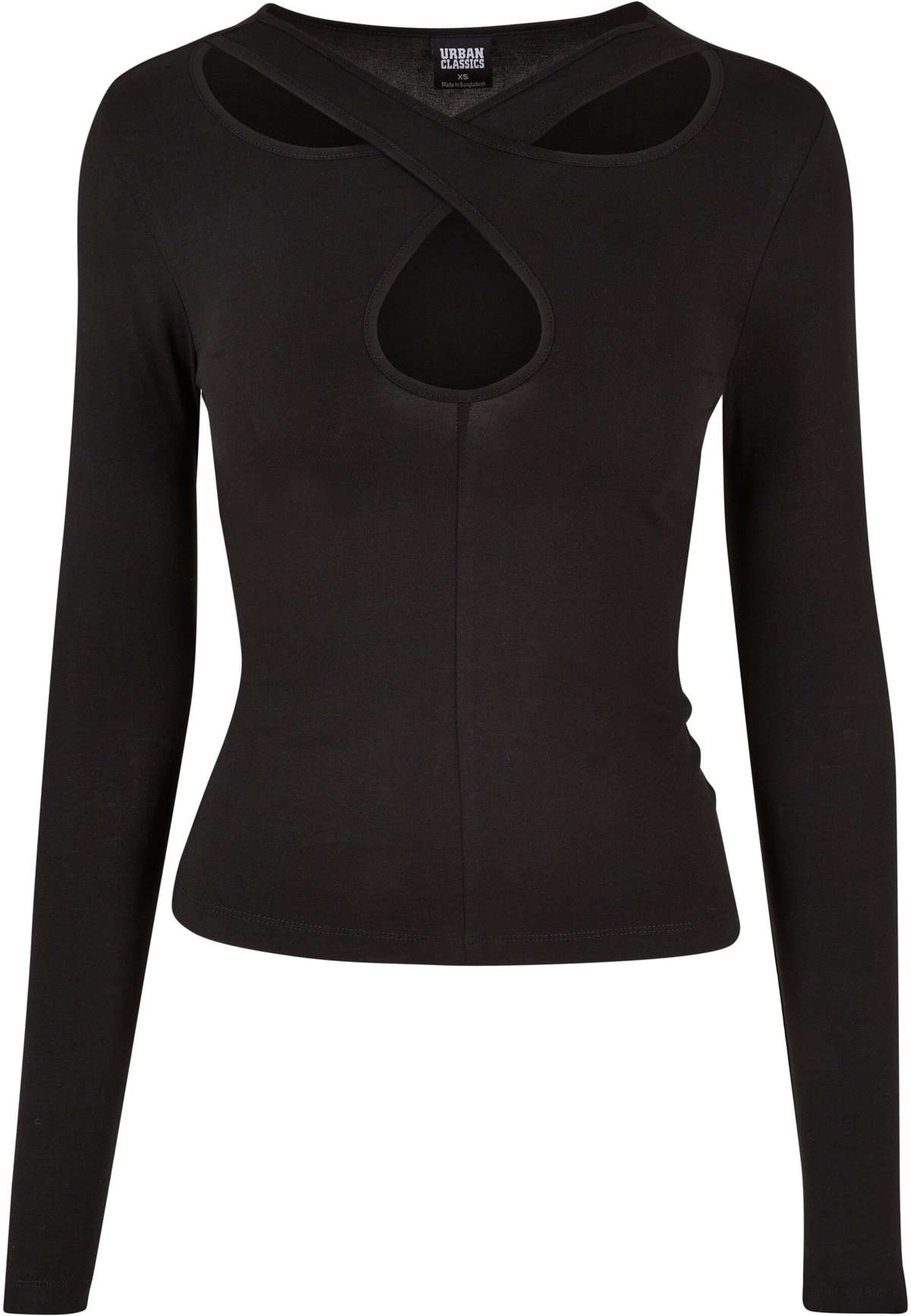 Длинный рукав »Urban Classics Damen Ladies Crossed Cut Out Longsleeve«