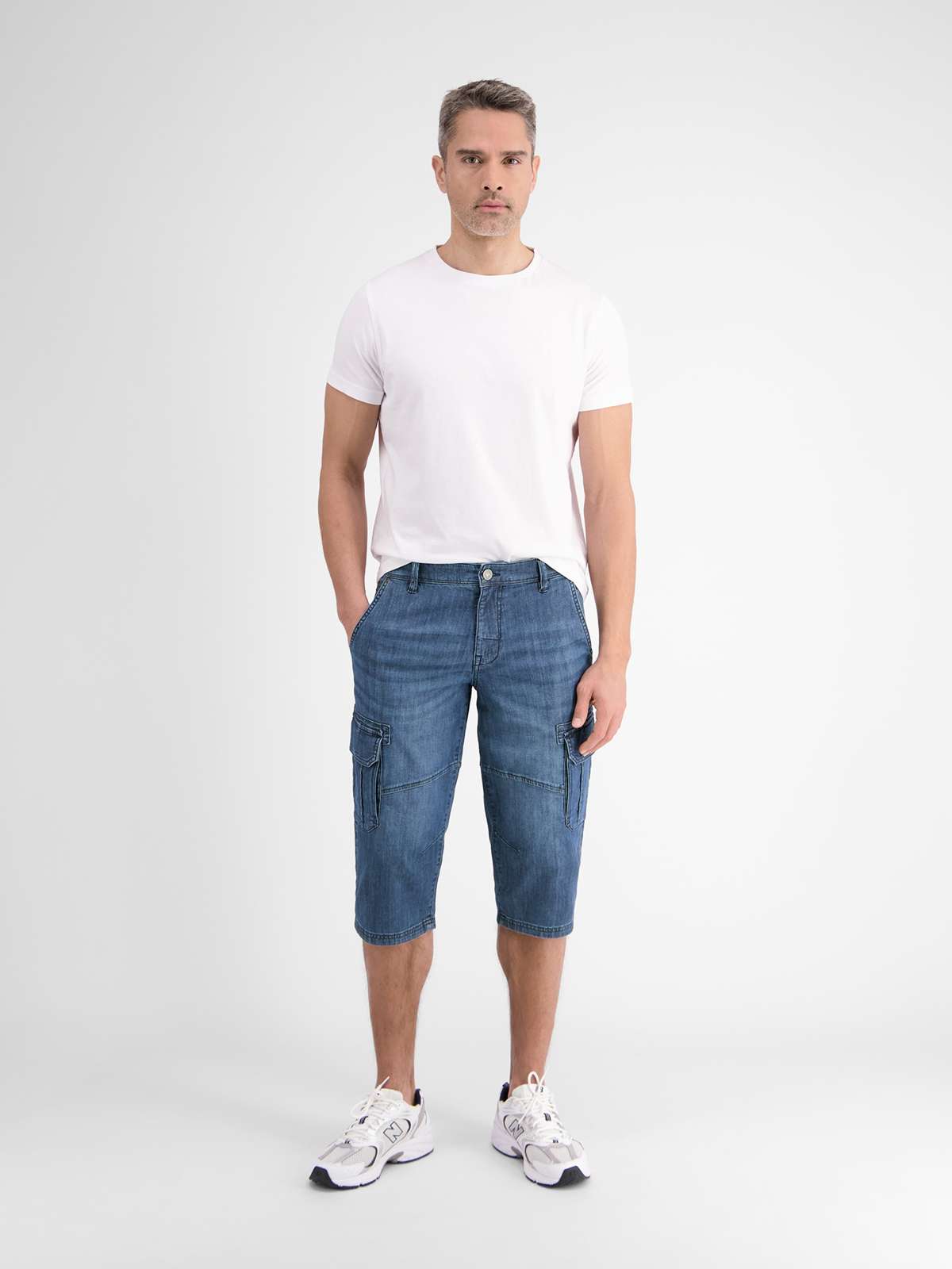 Бермуды»LERROS Leichte Denim Long-Bermuda mit Stretchanteil«