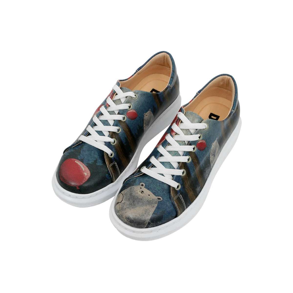 кроссовки на платформе»Damen Myra Bear with a Balloon Vegan Damen Sneaker / female«