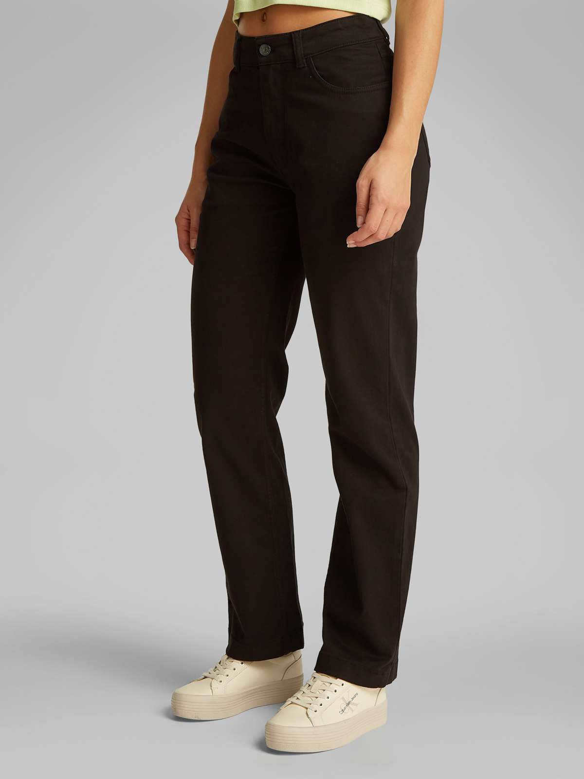 Брюки стрейч STRETCH HIGH RISE STRAIGHT PANT