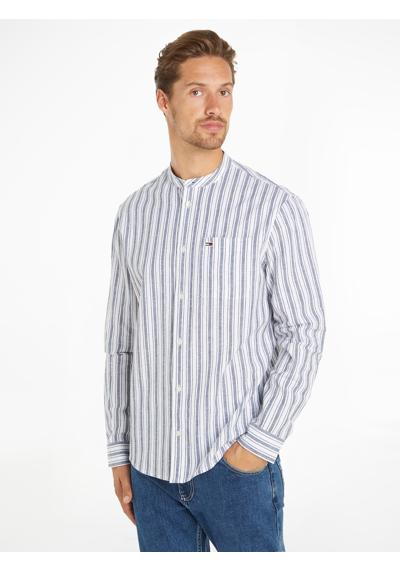 Рубашка с длинным рукавом»TJM MAO STRIPE LINEN BLEND SHIRT«