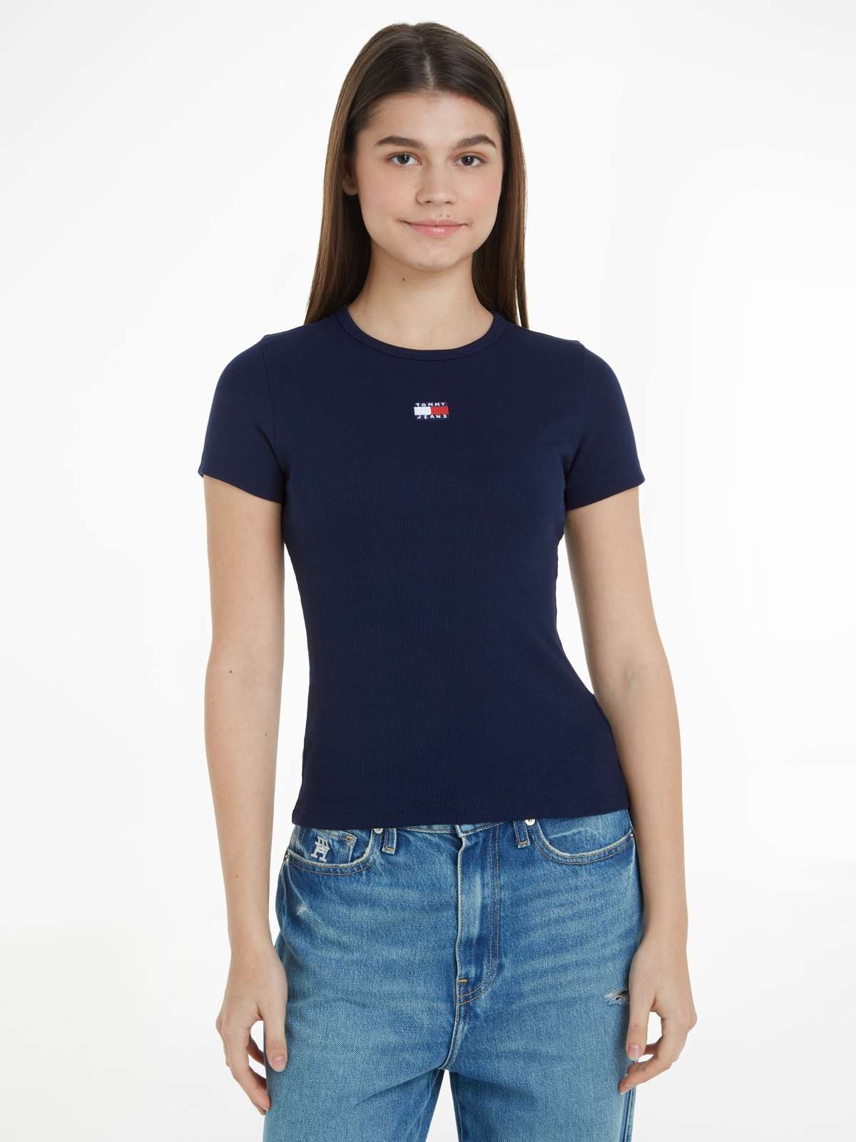 Футболка в рубчик TJW SLIM BADGE RIB TEE