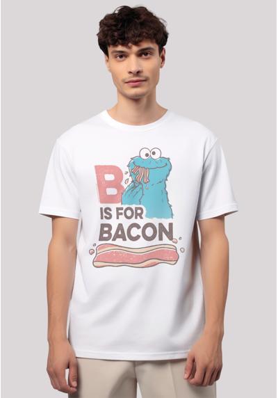 футболка»Sesamstra?e Cookie Monster Bacon«