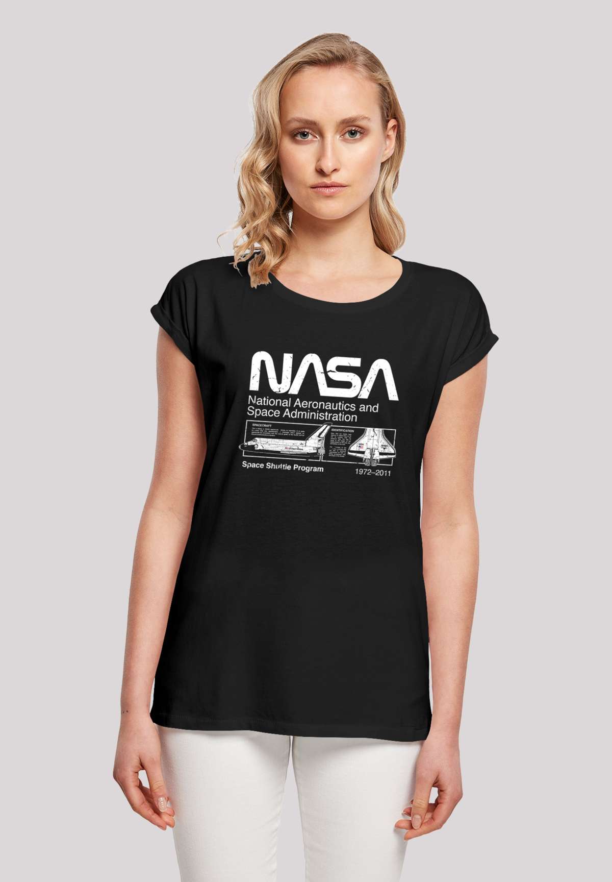 футболка NASA Classic Space Shuttle Black