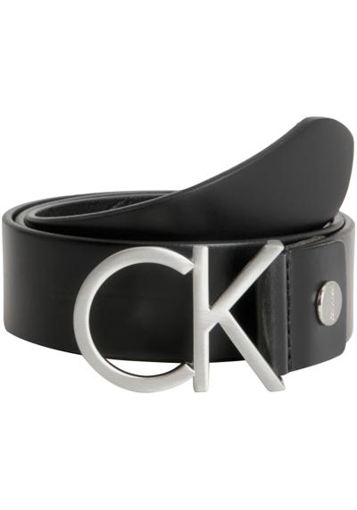 Кожаный ремень CK ADJ.LOGO BELT 3.5CM