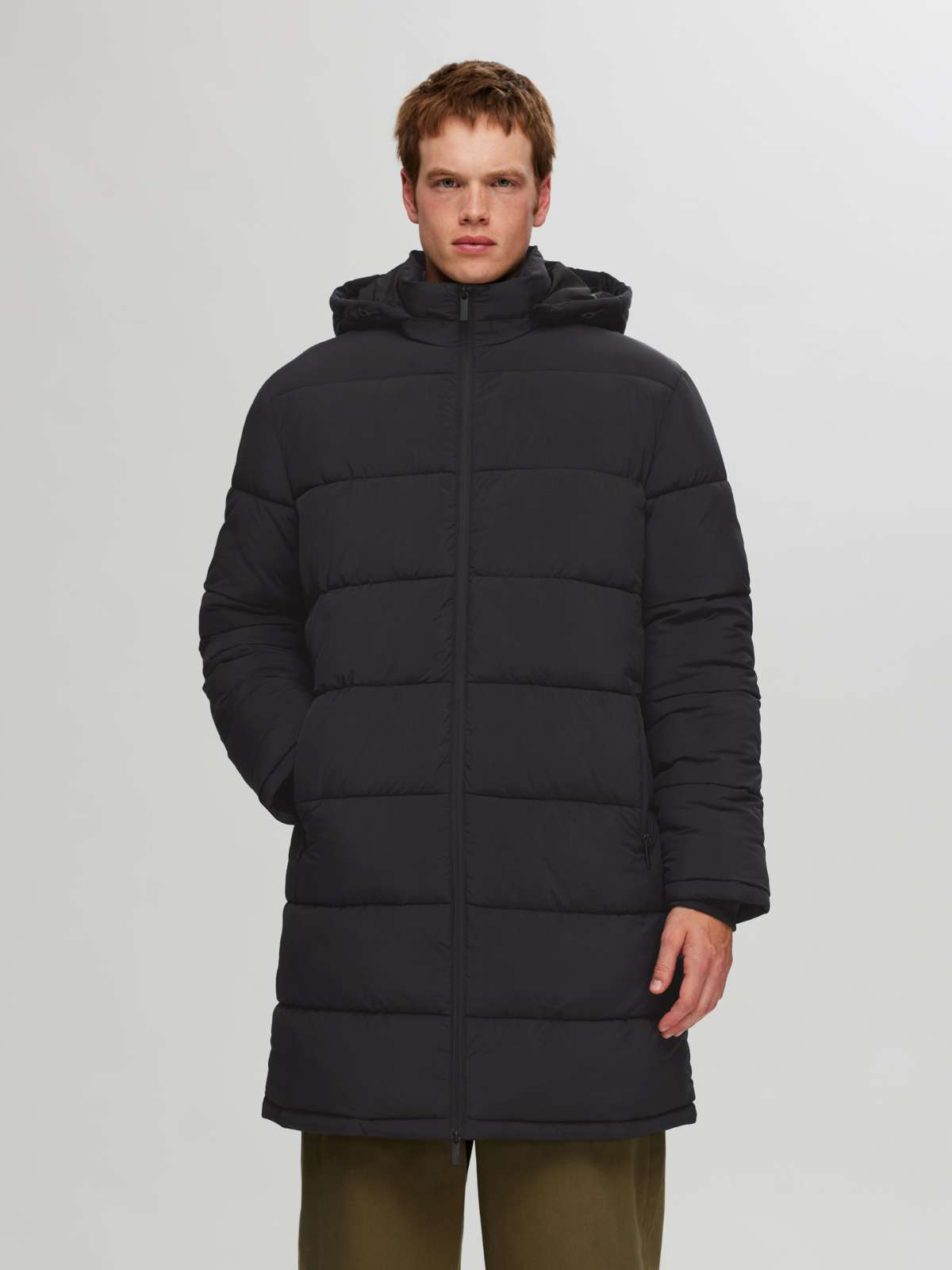 Стеганая куртка с капюшоном»SLHCOOPER PUFFER COAT NOOS«