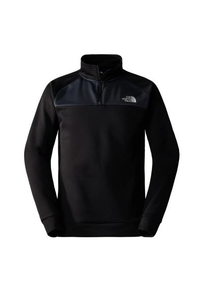 Свитер с воротником стойкой и вышивкой логотипа»M REAXION 1/4 ZIP FLEECE«