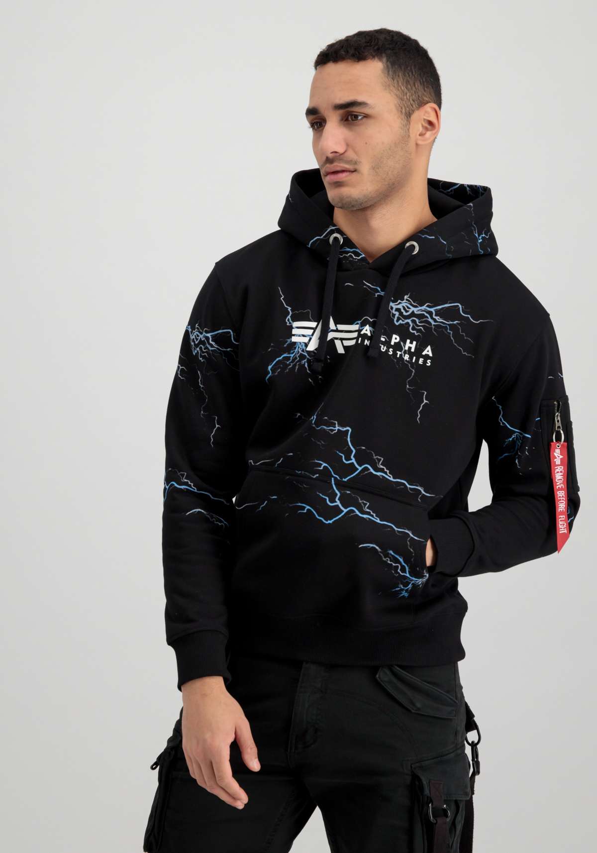 Толстовка с капюшоном»Men - Hoodies Lightning AOP Hoodie«