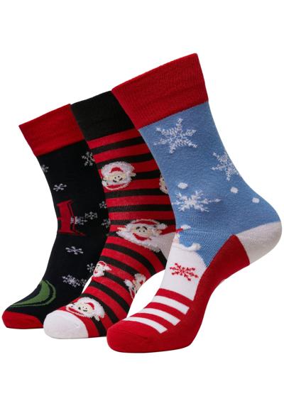 Базовые носки»Urban Classics Unisex Santa Ho Christmas Socks 3-Pack«