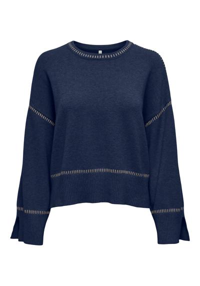 Вязаный свитер ONLIBI LS STITCH O-NECK CC KNT