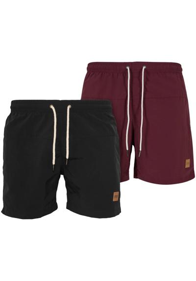 Шорты для плавания»Urban Classics Herren Block Swim Shorts 2-Pack«