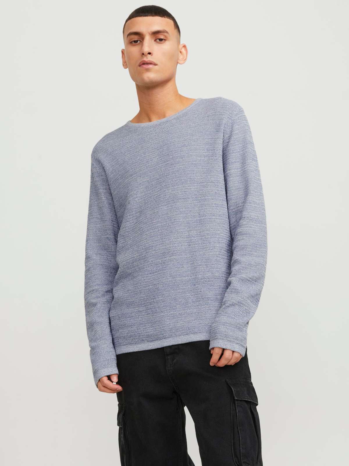 Свитер с круглым вырезом JJEGREG KNIT CREW NECK SN