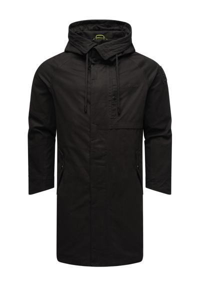 Короткое пальто, классное мужское переходное пальто с большим капюшоном.