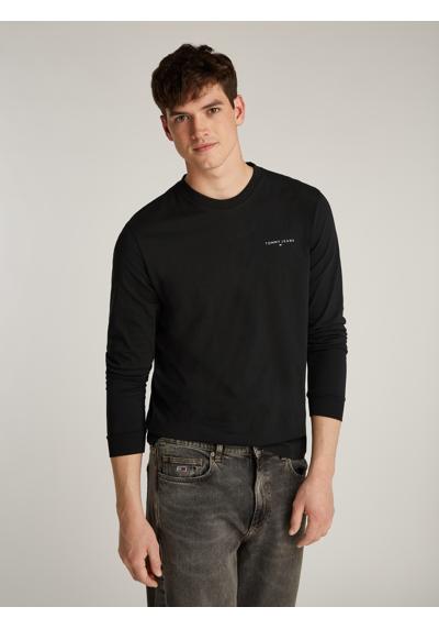 Рубашка с длинными рукавами больших размеров. TJM SLIM LINEAR CHEST LS TEE EXT