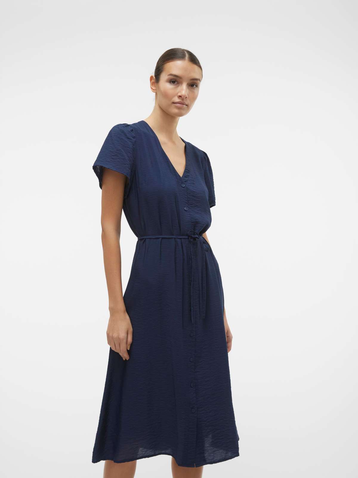 Мини-платье »VMJOSIE SS CALF SHIRT DRESS WVN GA«