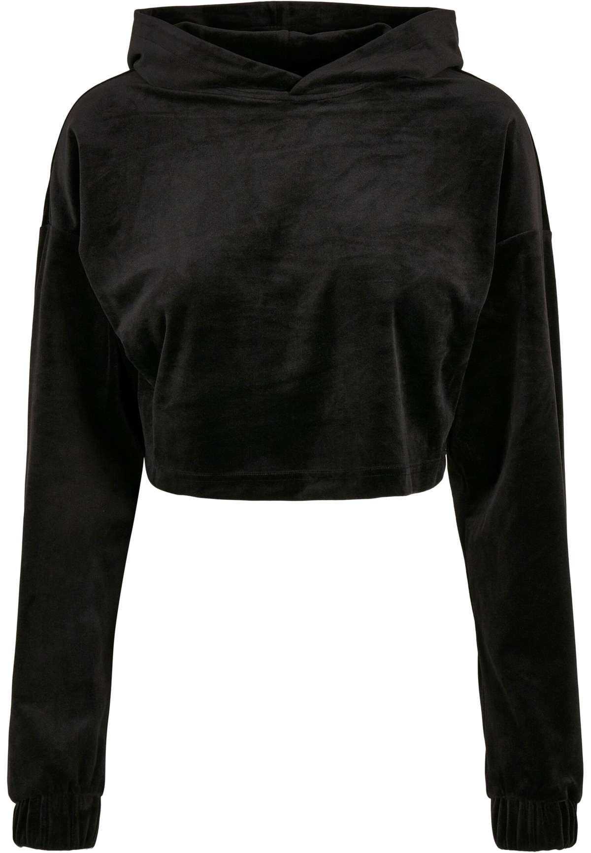 Толстовка с капюшоном »Urban Classics Damen Ladies Cropped Velvet Oversized Hoody«