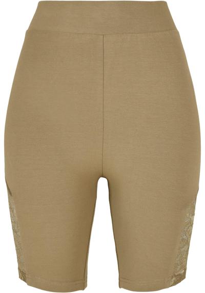 велосипедные шорты »Urban Classics Damen Ladies High Waist Lace Inset Cycle Shorts«