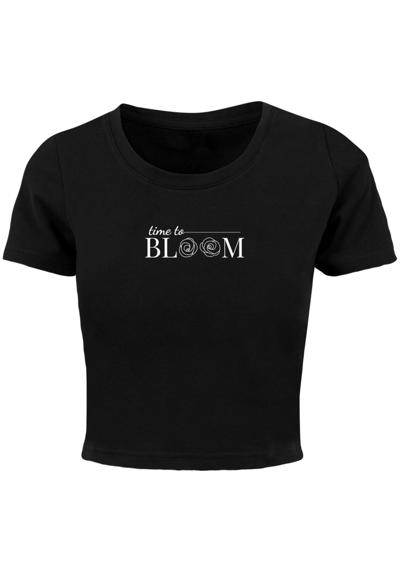 футболка Damen Ladies Time to bloom - Cropped Tee