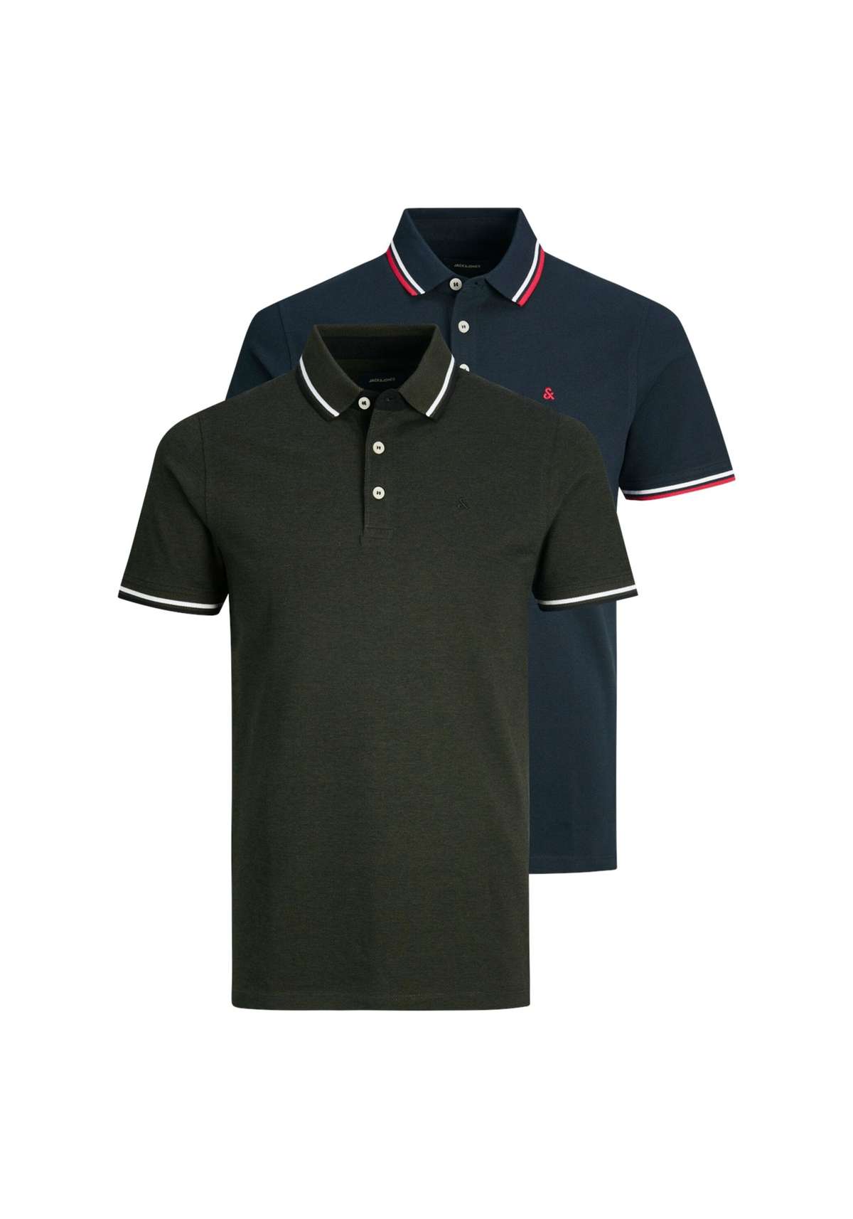 рубашка поло Poloshirt JJEPAULOS POLO 2PK 2er Pack