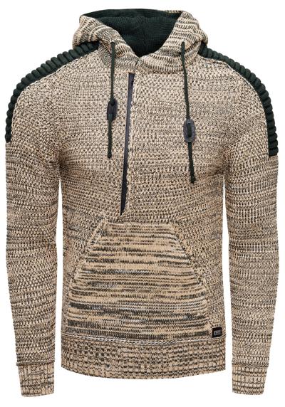 Толстовка с капюшоном и практичной молнией. Knitwear