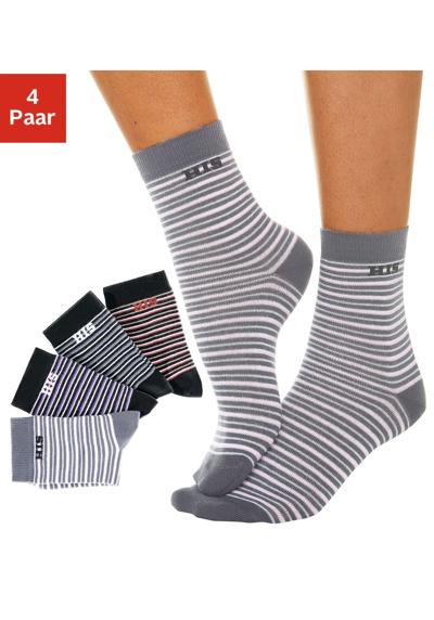 Базовые носки, (упаковка, 4 пары), с вязаным логотипом бренда.