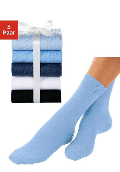 Базовые носки (упаковка 5 пар), однотонные