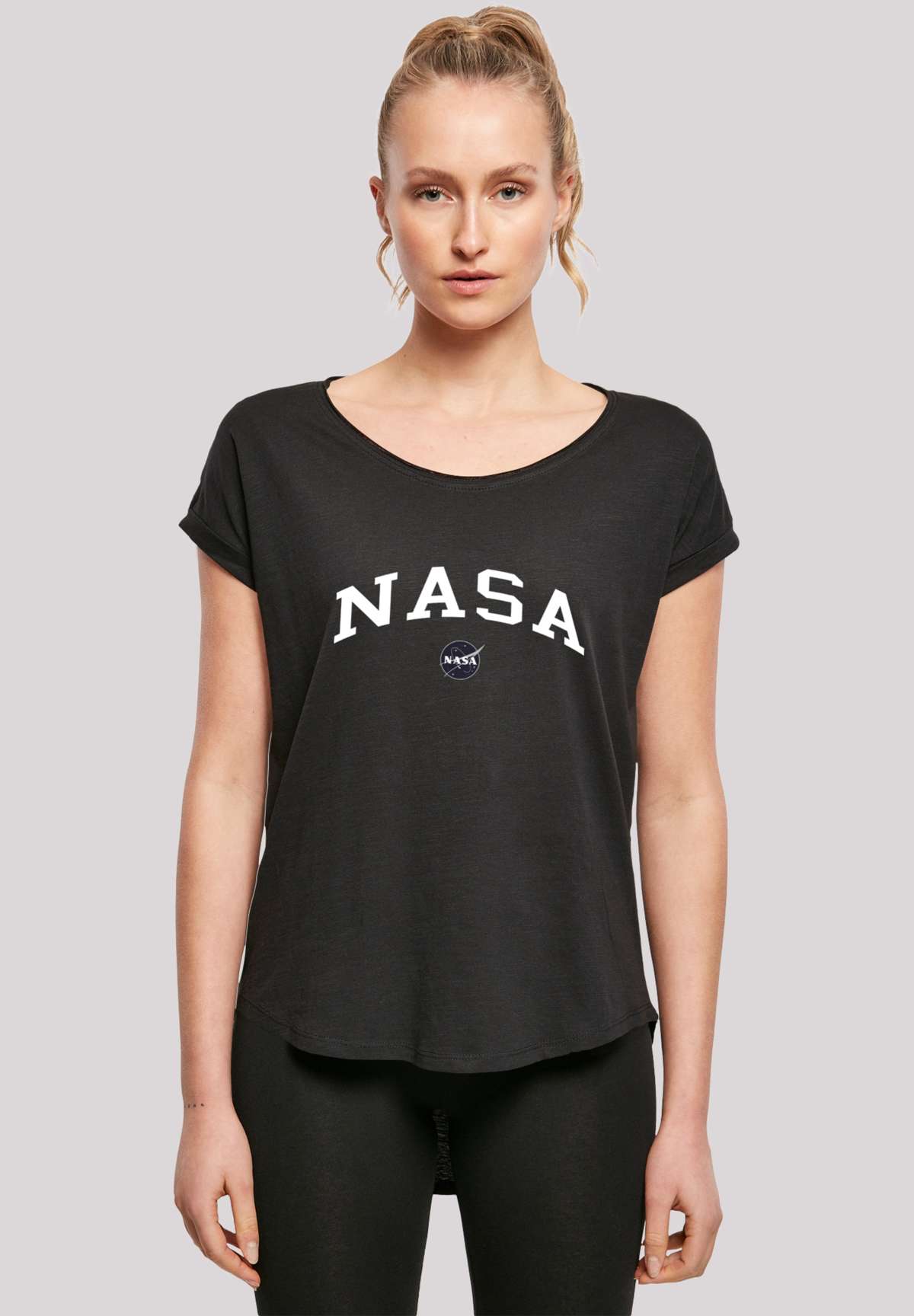 футболка »Long Cut T-Shirt `NASA Collegiate Logo`«