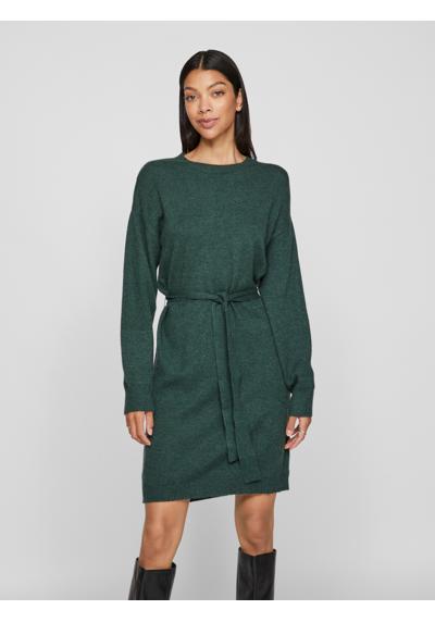 Трикотажное платье VIRIL O-NECK L/S BELT KNIT DRESS - NOOS