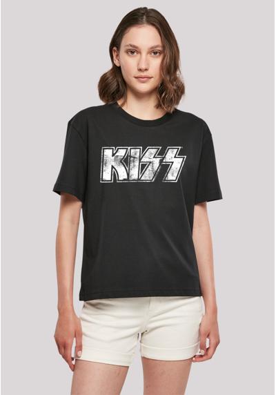 футболка Kiss Rock Band Vintage Logo