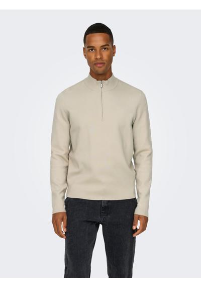 Тройер ONSCOOPER REG 12 HALF ZIP HIGH NECK KNIT