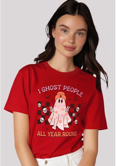 футболка Retro Halloween I Ghost People All Year Round