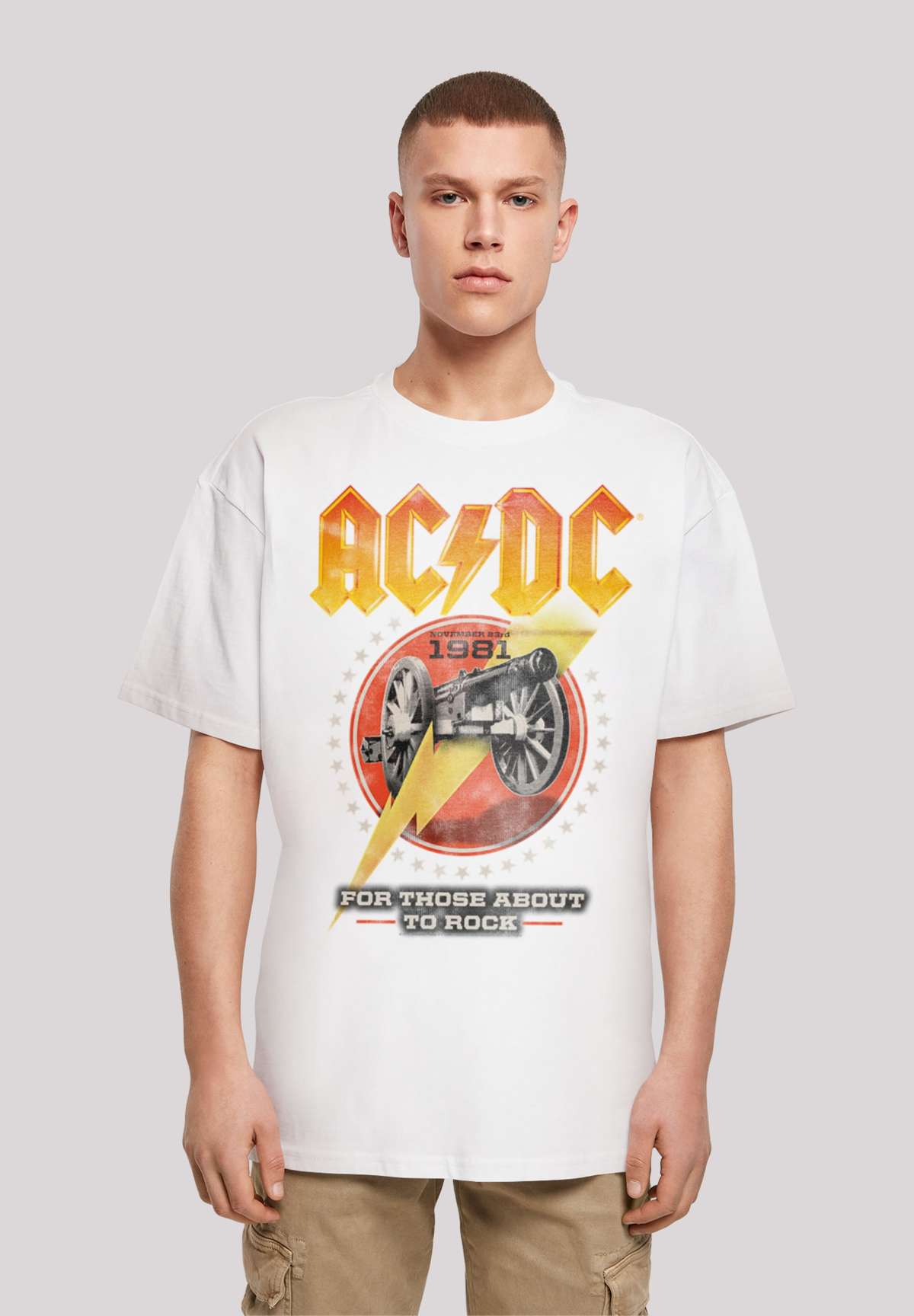 футболка»ACDC Rock Band Shirt For Those About To Rock 1981«