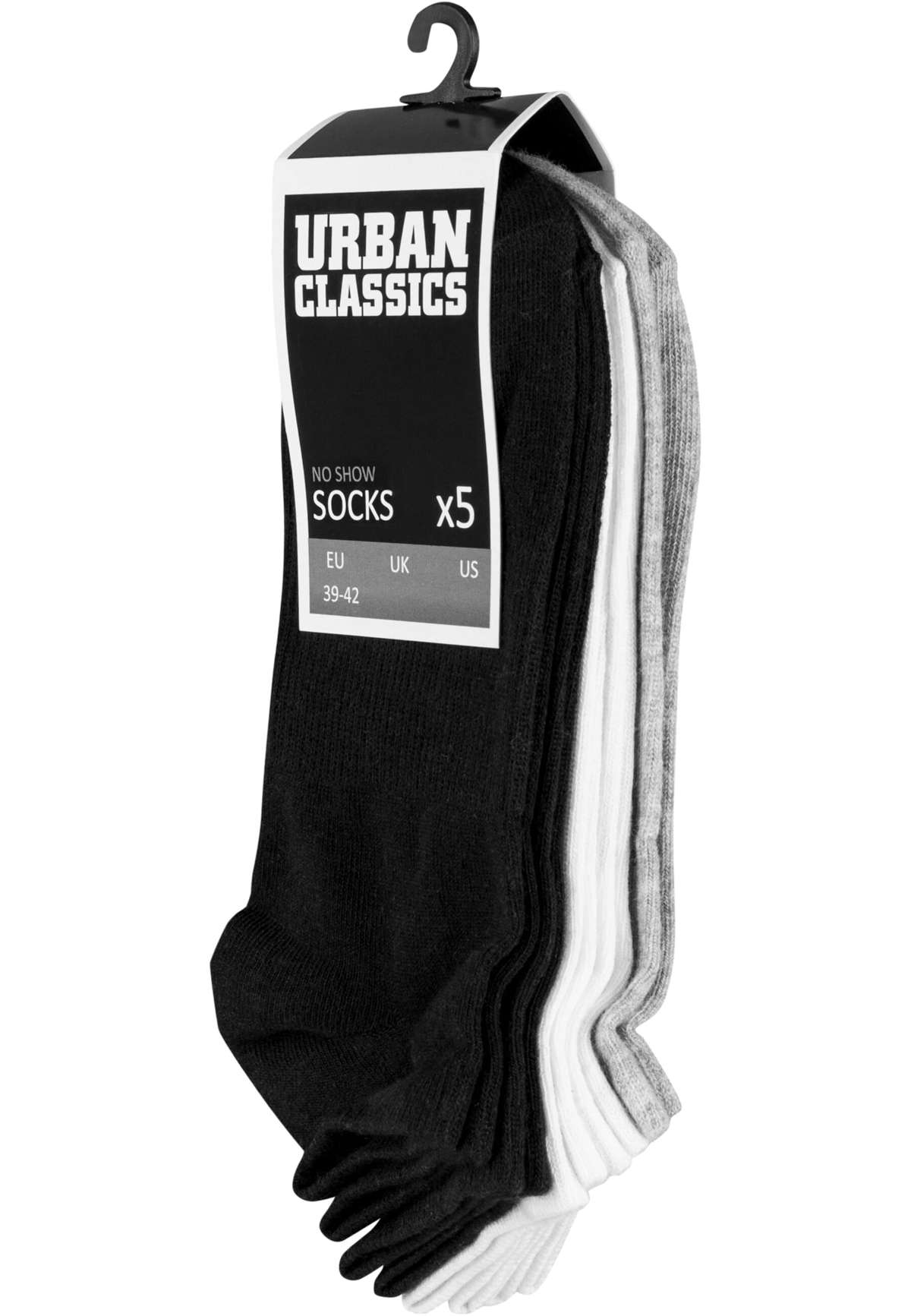 чулки Urban Classics Unisex No Show Socks 5-Pack