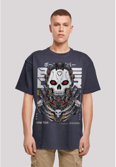 футболка Bone Cyber Punishing Machine CYBERPUNK STYLES