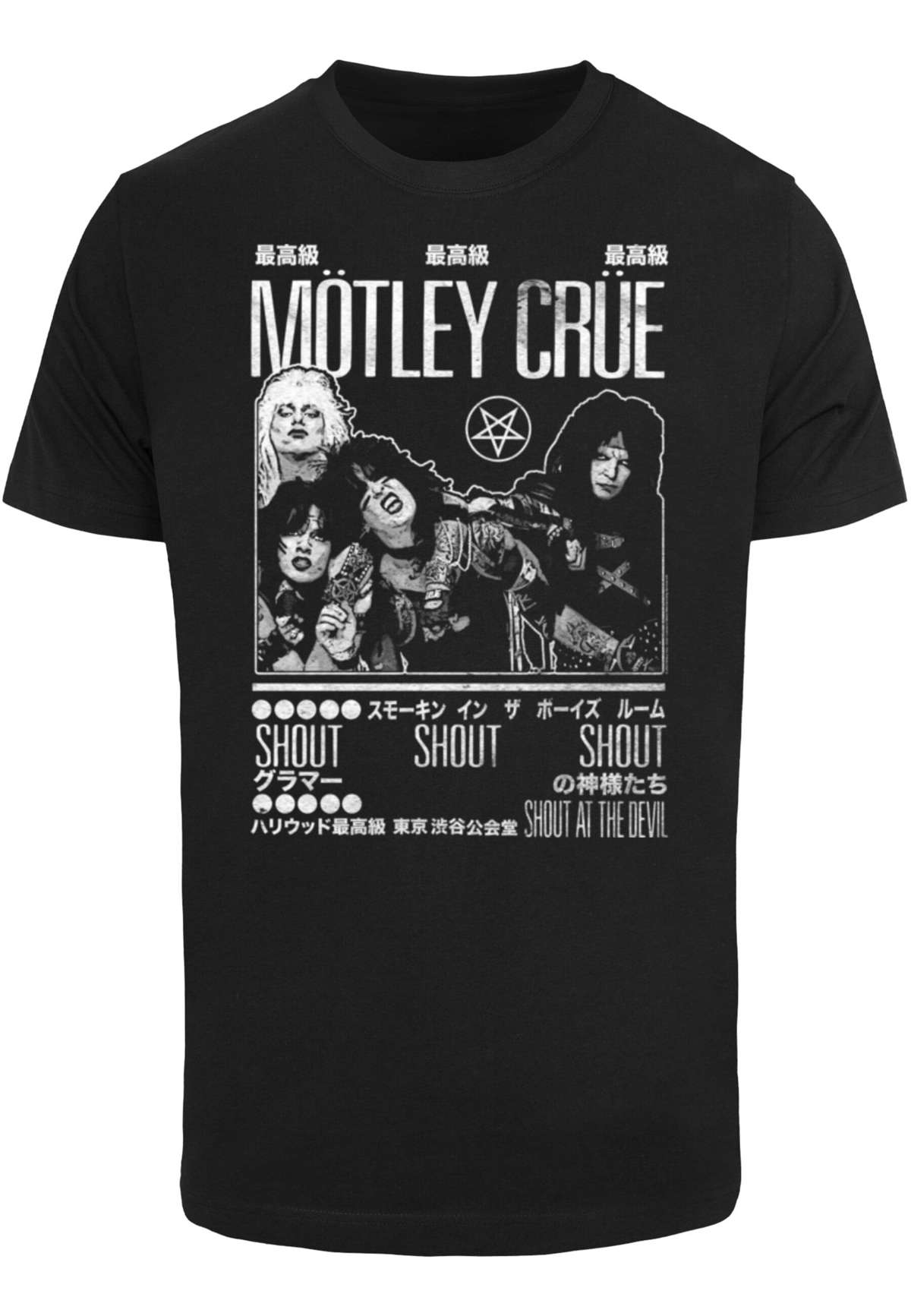 футболка»Herren Motley Crue - Tokyo Shout T-Shirt Round Neck«