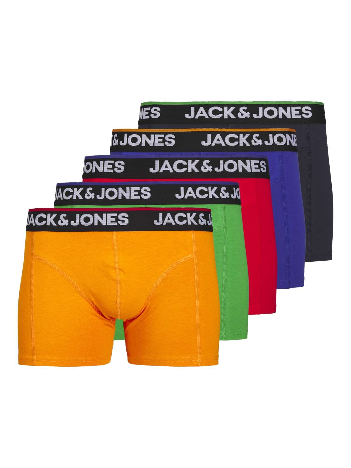 Боксеры JACTOPLINE SOLID TRUNKS 5 PACK BOX