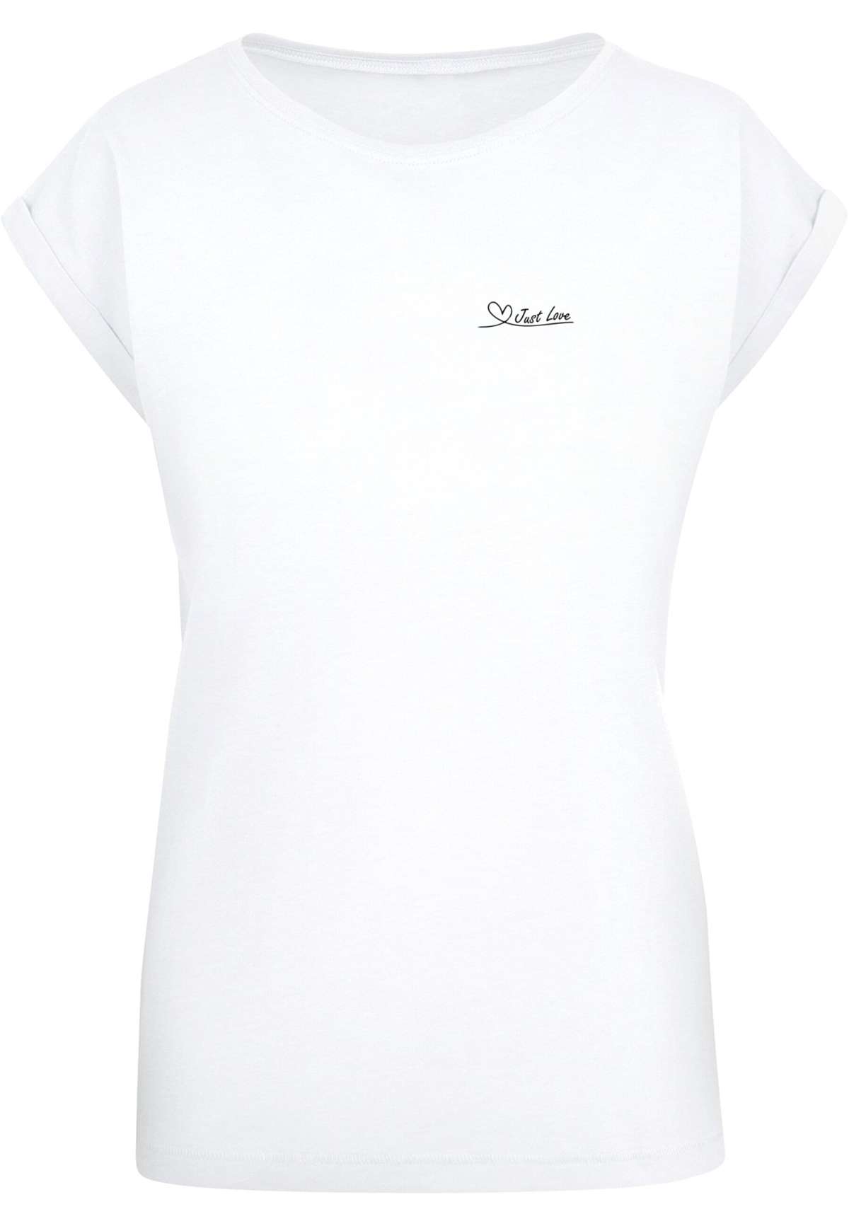 футболка »Damen Ladies Just love Extended Shoulder Tee«