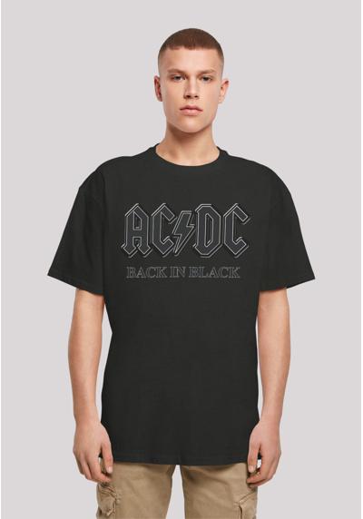 футболка ACDC Rock Band Shirt Back in Black