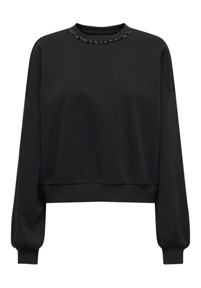 толстовка ONLKIARA L/S O-NECK EMBELLISHMENT SWT