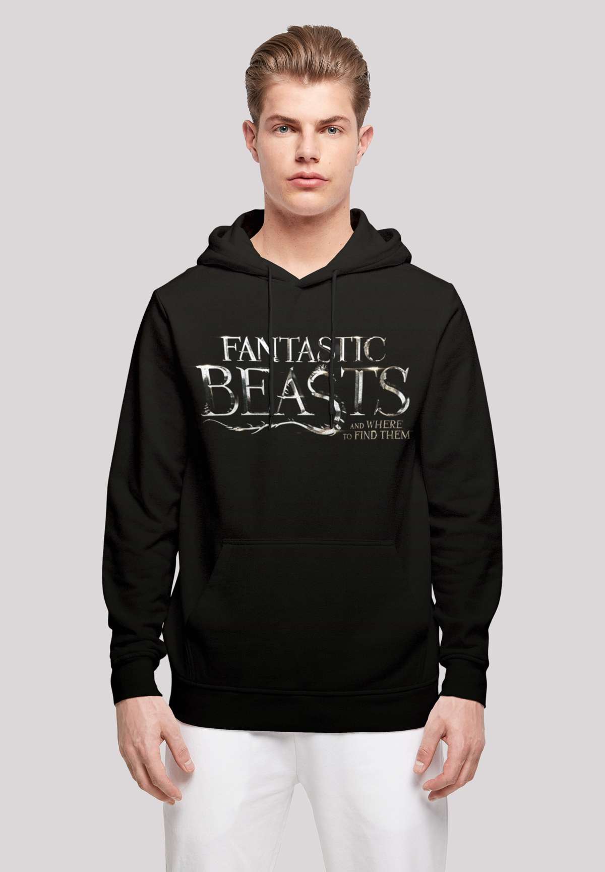 Толстовка с капюшоном»Phantastische Tierwesen Fantastic Beasts Text Logo«