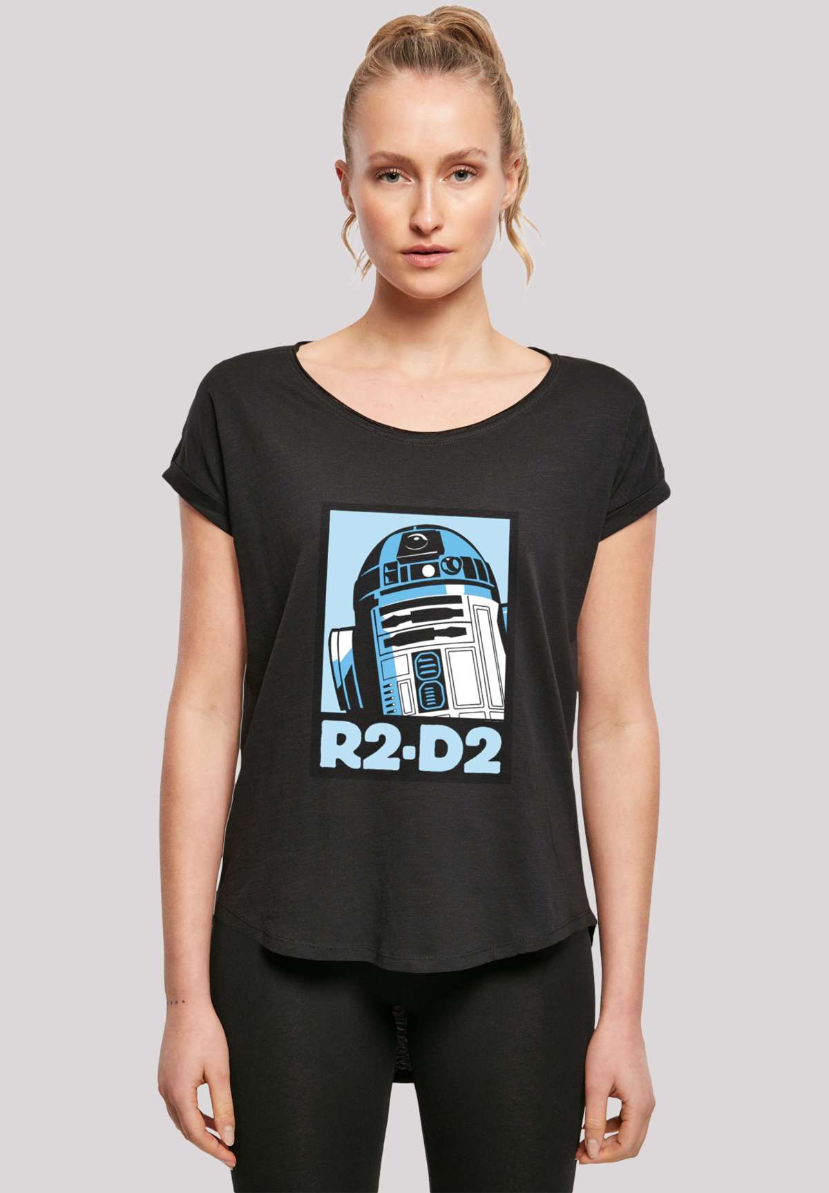 футболка »Long Cut T-Shirt Star Wars R2-D2 Poster«