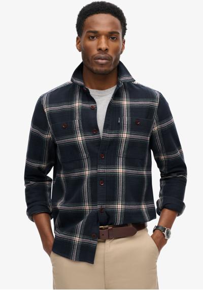 Рубашка с длинным рукавом VINTAGE CHECK OVERSHIRT