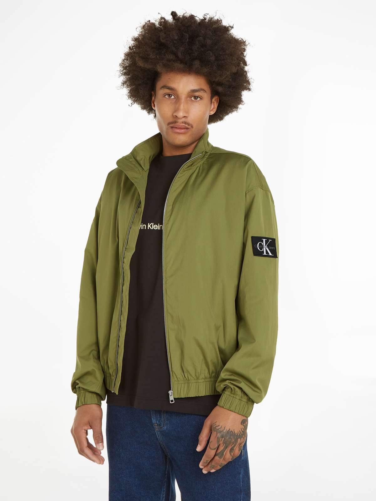 Уличная куртка с нашивкой-логотипом CASUAL UTILITY HARRINGTON