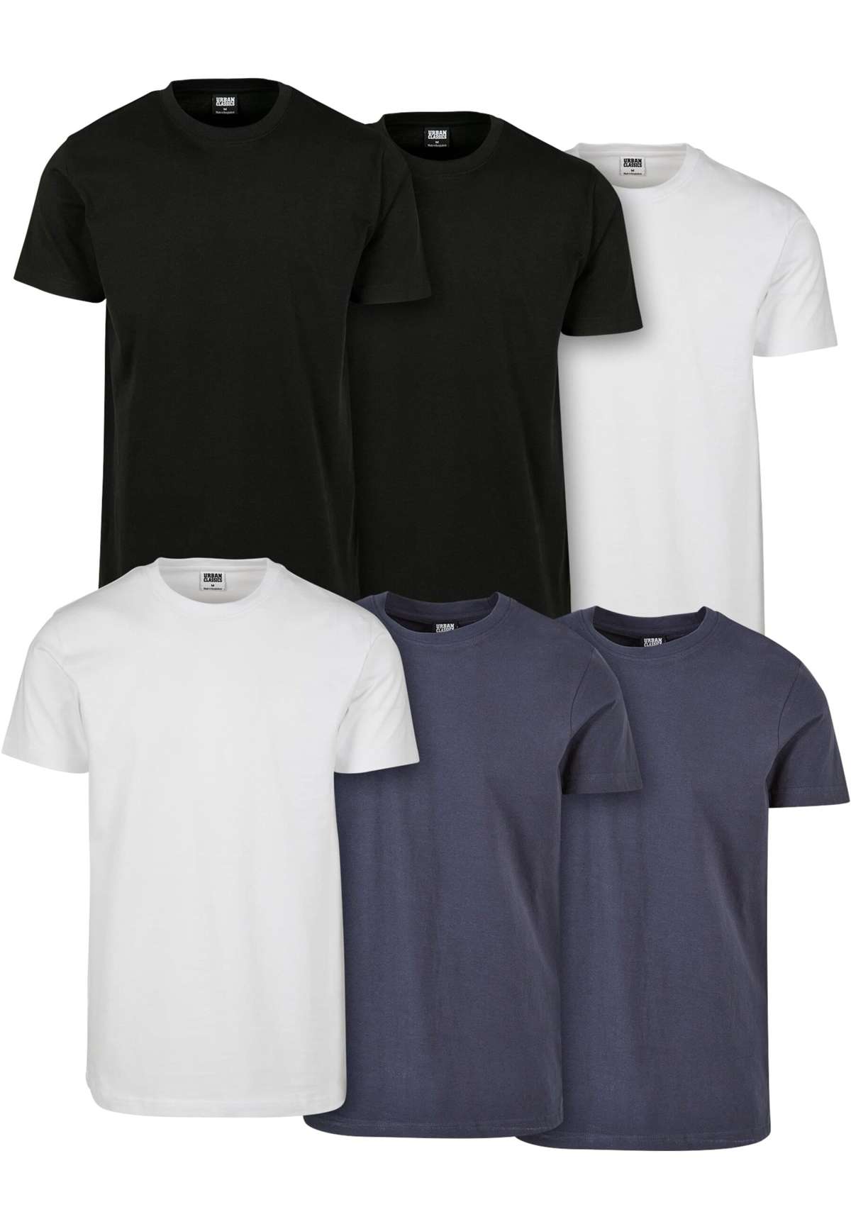 футболка Urban Classics Herren Basic Tee 6-Pack