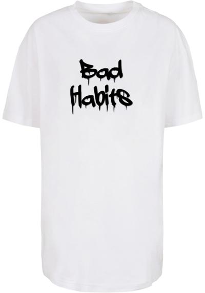 футболка Damen Ladies Bad Habits Oversized Boyfriend Tee